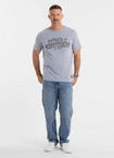 Koszulka męska T-Shirt Pit Bull Pitbull Denim Washed Ace Of Spades II niebieska