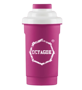 Shaker Octagon Logo purple/white