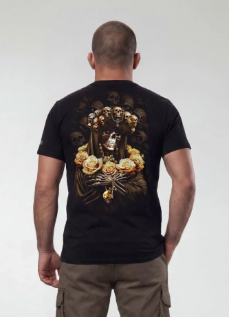 Koszulka męska T-Shirt Pit Bull Santa Muerte 26 czarna