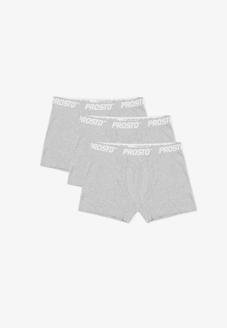 Bokserki męskie Prosto zestaw 3pack szare