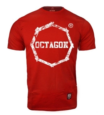 Koszulka T-shirt Octagon Smash Logo Big red