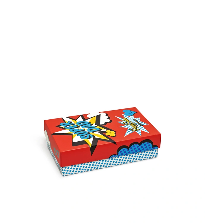 Skarpety Happy Socks 3-Pack Super Dad Socks Gift Set