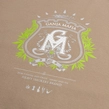 Koszulka męska T-shirt Ganja Mafia Herb beżowa