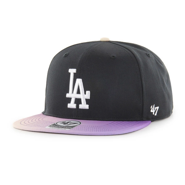 Czapka z daszkiem 47 Brand Los Angeles Dodgers Black Paradigm fioletowo/czarna