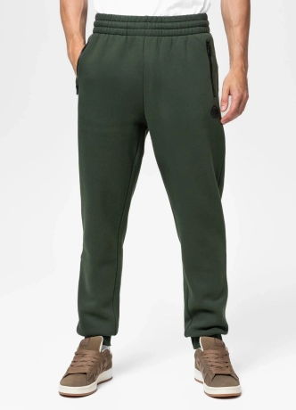 Spodnie męskie dresowe Pit Bull Hatton 25 ciemno zielone