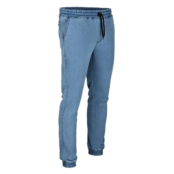 Spodnie męskie jogger jeans Patriotic Laur jasno niebieskie