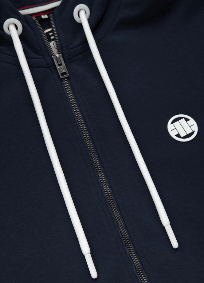 Bluza męska z kapturem Pitbull Lotus Pit Bull granatowa