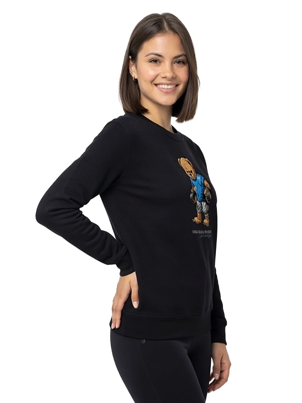 Bluza męska Środowisko Miejskie MMA Bear czarna