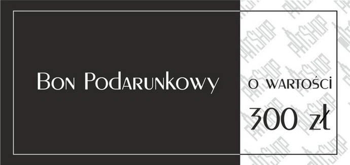 Karta Podarunkowa Bon Prezentowy 300 zł