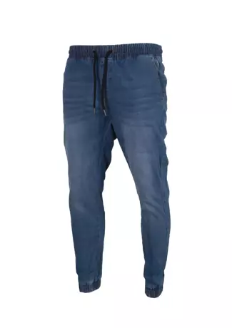 Spodnie męskie jogger Moro Sport Blue Moro Jeans Pocket 3D Effect niebieskie