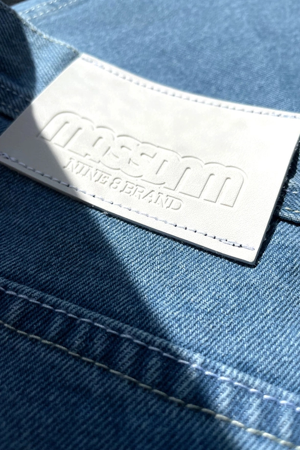 Spodnie męskie Mass Denim Base Jeans Regular niebieskie