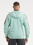Bluza męska z kapturem Pitbull Pit Bull Tape Nugget ZIP miętowa zielona
