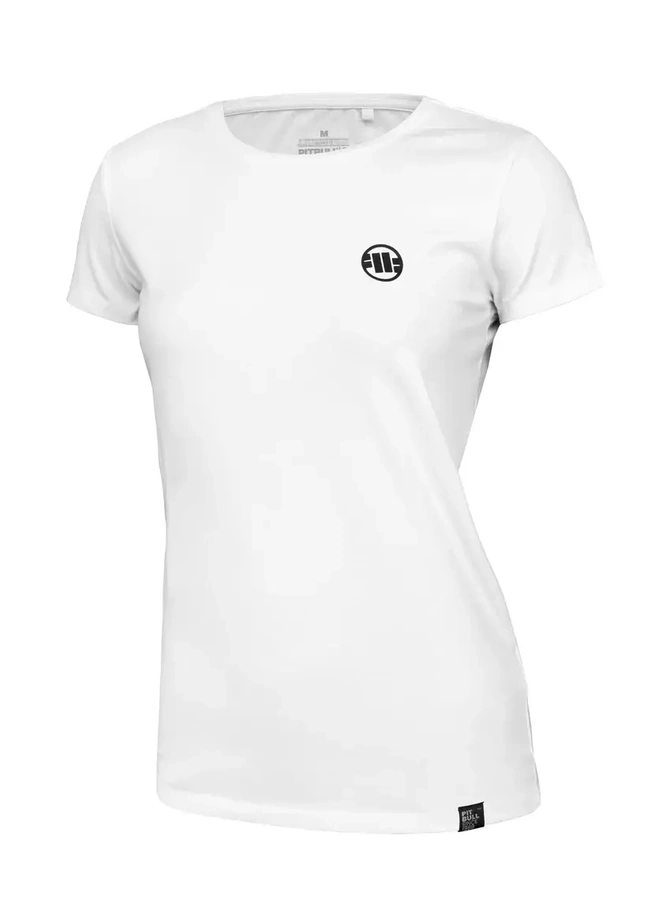 Koszulka t-shirt damski Pitbull Pit Bull Small Logo biała