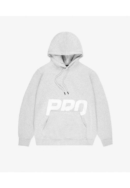 Bluza męska z kapturem Prosto Pro hoodie szara
