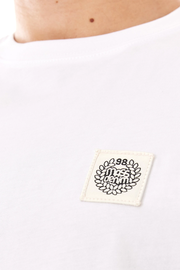 Koszulka męska t-shirt Mass Dnm Patch biała