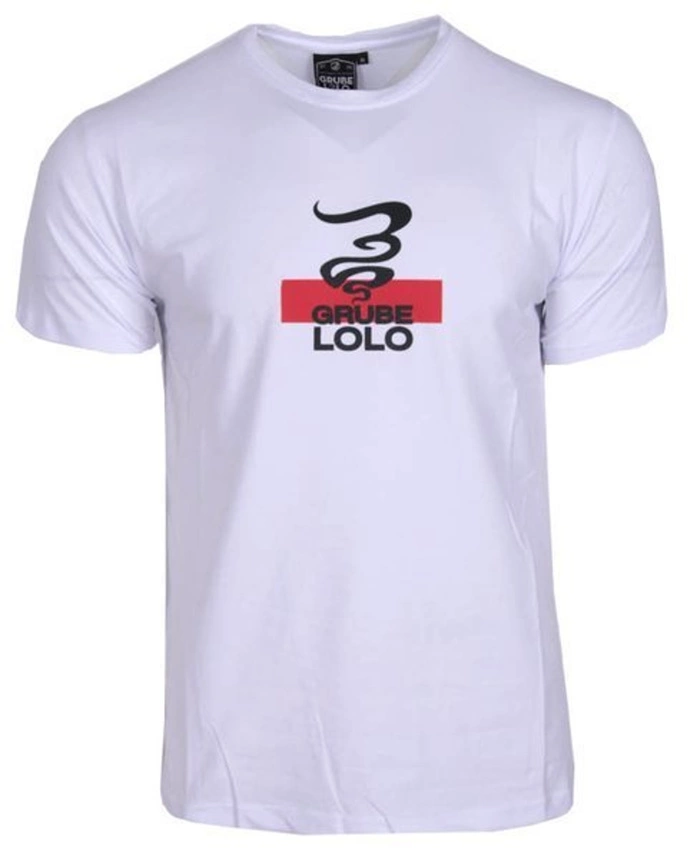 Koszulka T-Shirt Grube Lolo Dymek white