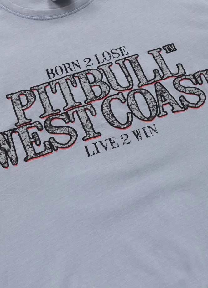 Koszulka męska T-Shirt Pit Bull Pitbull Denim Washed Ace Of Spades II niebieska