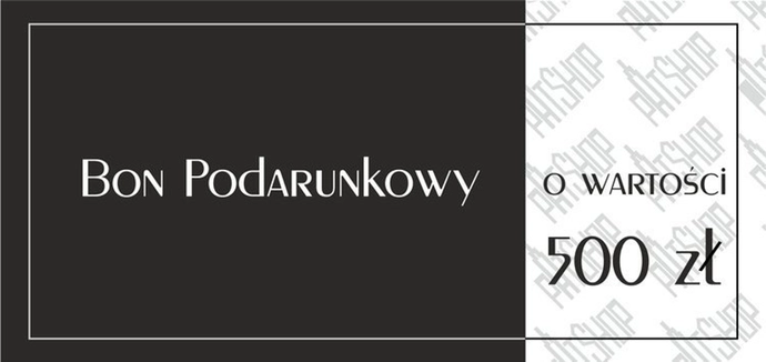 Karta Podarunkowa Bon Prezentowy 500 zł