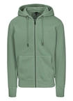 Bluza męska z kapturem Pitbull Pit Bull Lancaster 2 ZIP Washed zielona