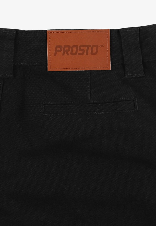 Spodnie męskie Jeans Regular Prosto Petrol czarne