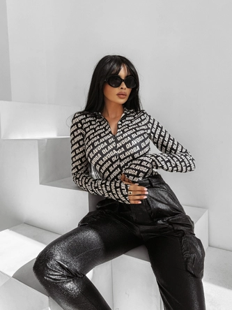 Bluzka damska Olavoga Hazel Signature czarna