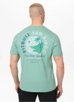 Koszulka męska T-Shirt Pit Bull Pitbull Planet Surf miętowa
