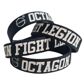 Opaska silikonowa Octagon Fight Legion czarna