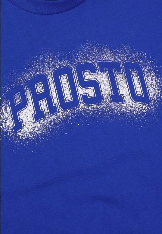 Koszulka męska t-shirt oversize Prosto Jung niebieska