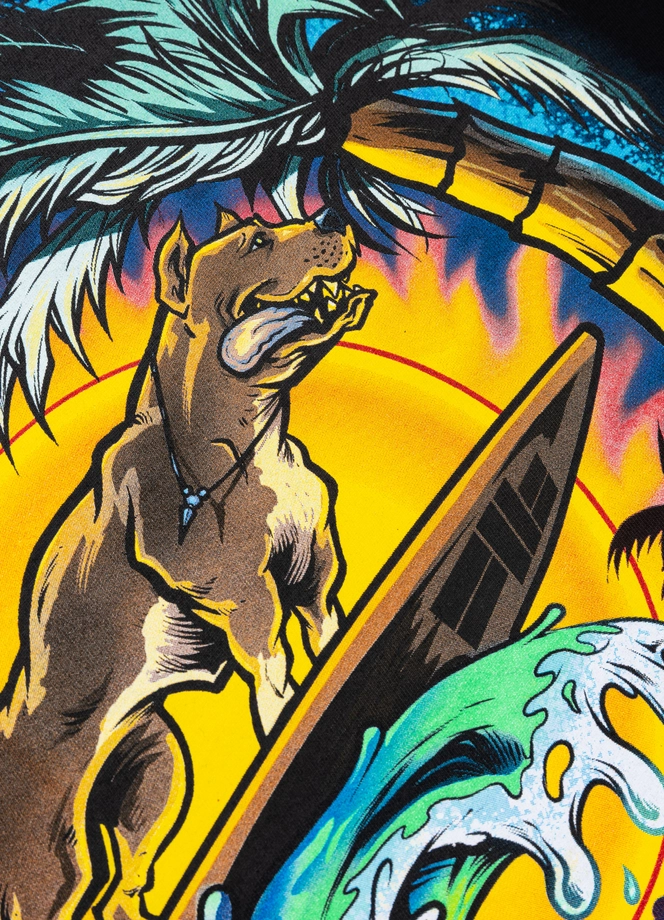 Koszulka męska T-Shirt Pit Bull Pitbull Surfdog czarna