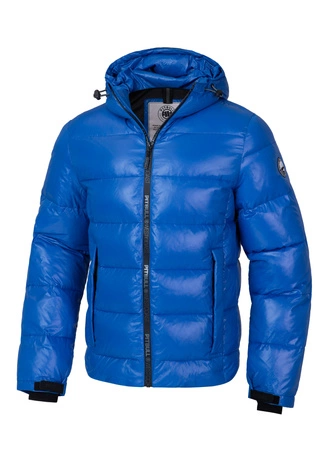 Kurtka zimowa męska Pit Bull Pepperwood Hooded Jacket niebieska