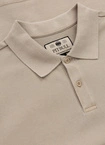 Koszulka męska Polo Pitbull Pique Small Logo Washed beżowa