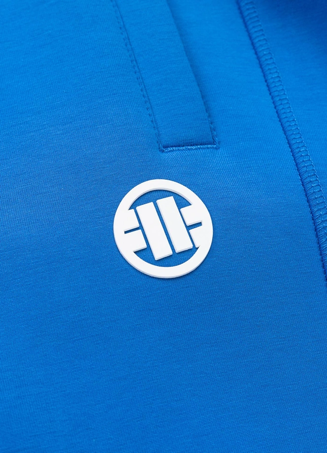 Spodnie męskie dresowe Pitbull Charger Small Logo niebieskie