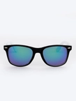 Okulary przeciwsłoneczne Jigga Wear Name Contrast Wayfarer czarno/biało/fioletowe