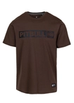 Koszulka męska T-Shirt Pitbull Hilltop ciemno brązowa