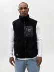 Bezrękawnik męski Kamizelka Jigga Wear Sherpa czarny