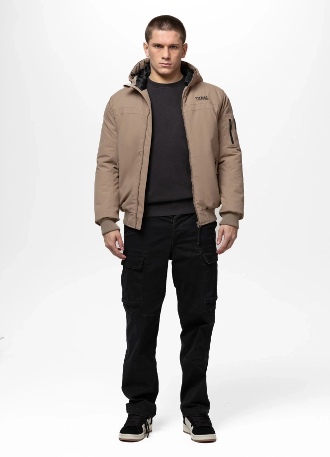 Kurtka zimowa męska Pit Bull Balboa II ciemny beż