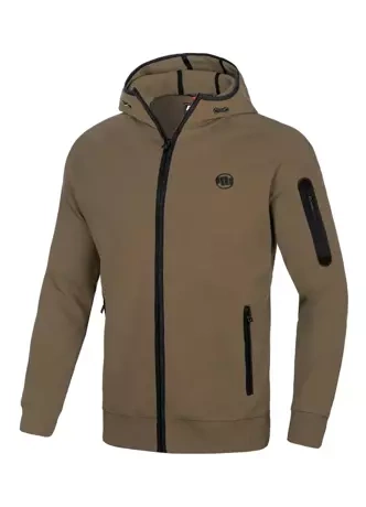 Bluza męska Pitbull Hermes 23 Pit Bull hooded brązowa