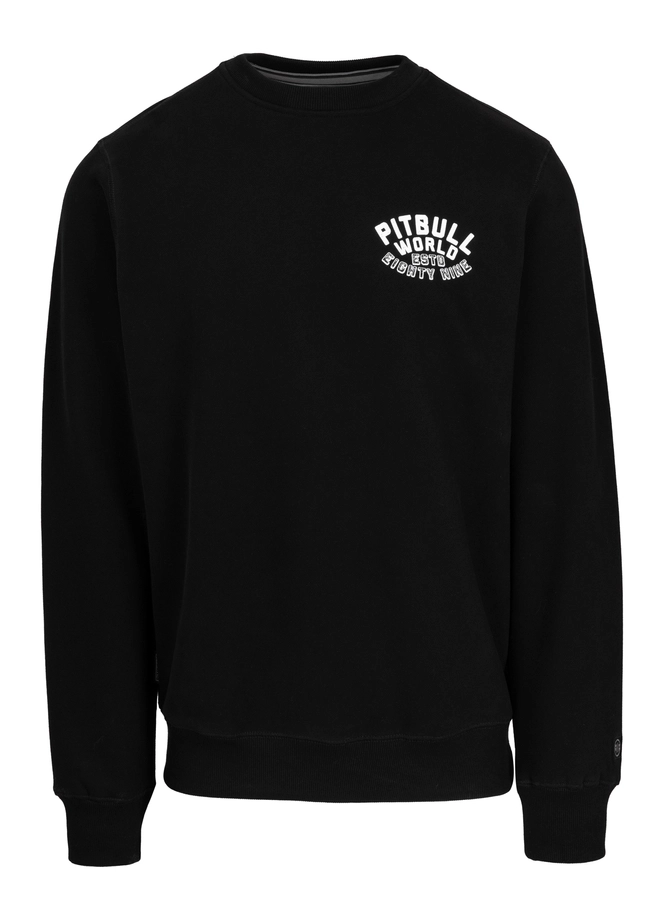 Bluza męska bez kaptura Pit Bull Hero czarna