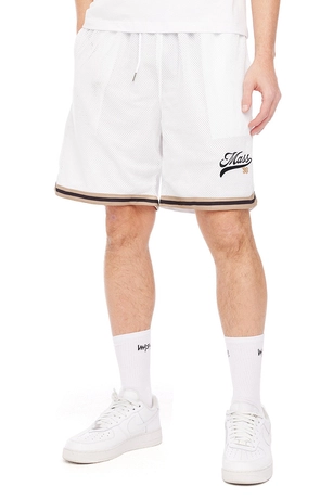 Spodenki męskie Szorty Mass Denim Draft Mesh Sport Shorts białe
