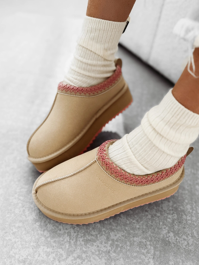 Buty damskie Olavoga Cusie beżowe