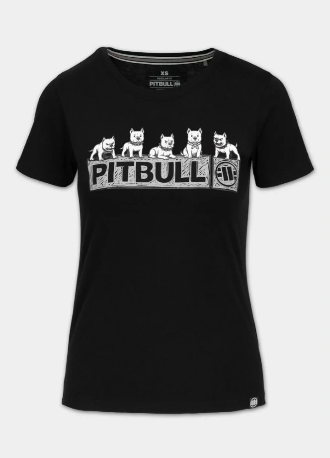 Koszulka t-shirt damska Pit Bull Pitbull Softbite czarna