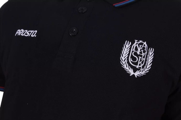 Koszulka męska Polo Prosto Klasyk Woods 24 czarna