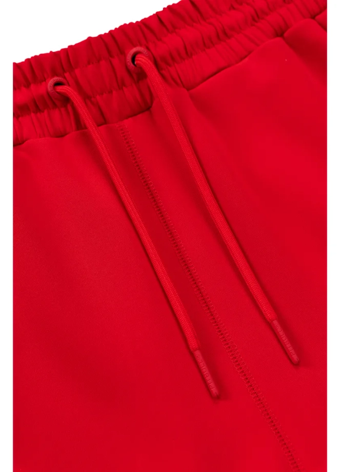 Spodnie dresowe męskie Pitbull Oldschool Nelson czerwone