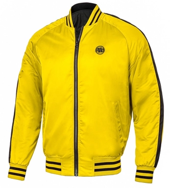 Kurtka wiosenna przejściowa dwustronna Pit Bull Broadway bomber jacket yellow