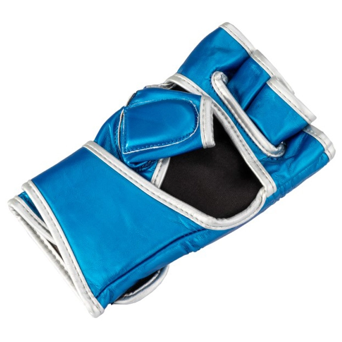 Rękawice MMA Octagon Metallic niebieskie