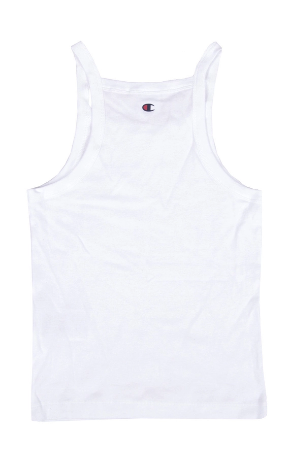 Koszulka tank top damski Champion Small Logo biała