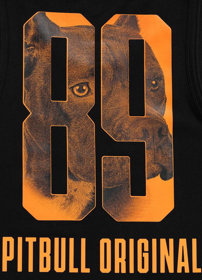 Koszulka męska tank top Pitbull Eighty Nine Dog czarna