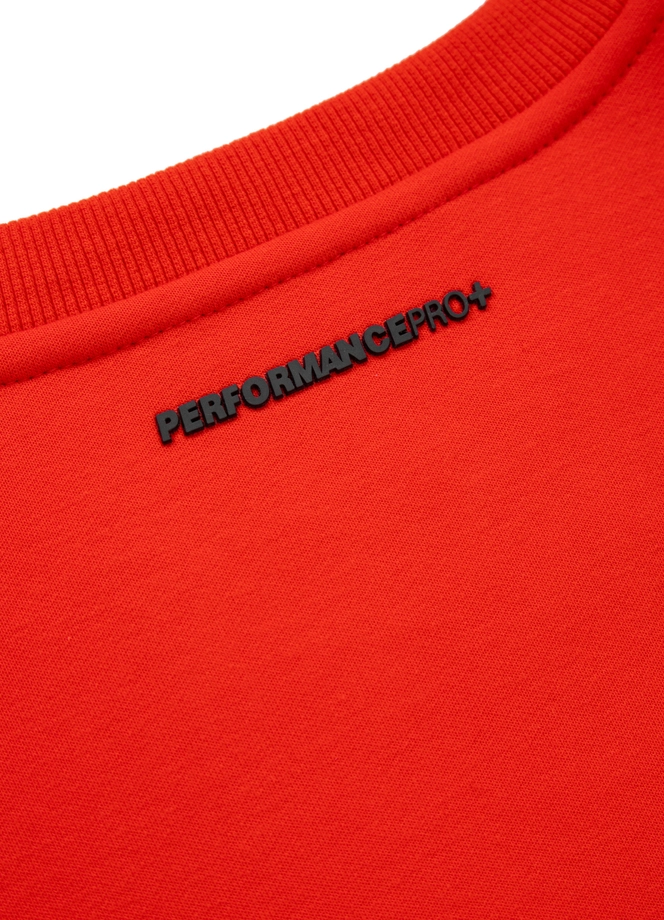 Bluza męska Pitbull Pit Bull Beyer 24 crewneck czerwona