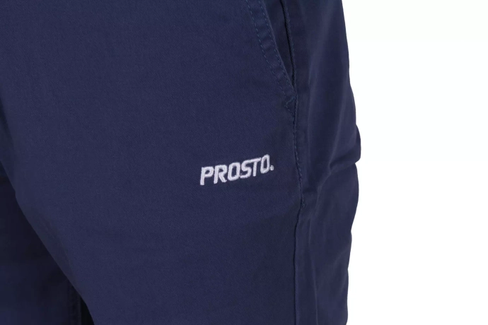 Spodenki męskie Prosto Klasyk Casual chino niebieskie