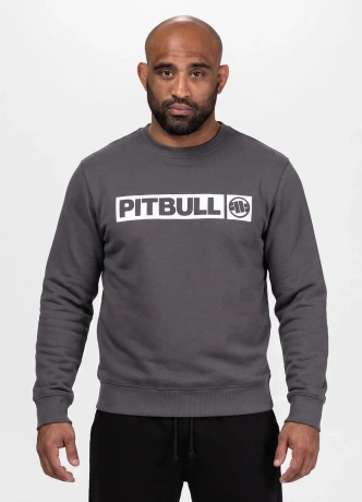 Bluza męska bez kaptura Pit Bull Charger grafitowa